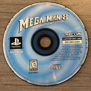 PS1 Mega Man 8 Anniversary Edition (PlayStation 1,‎ 1997) Disc Only! TESTED!!!